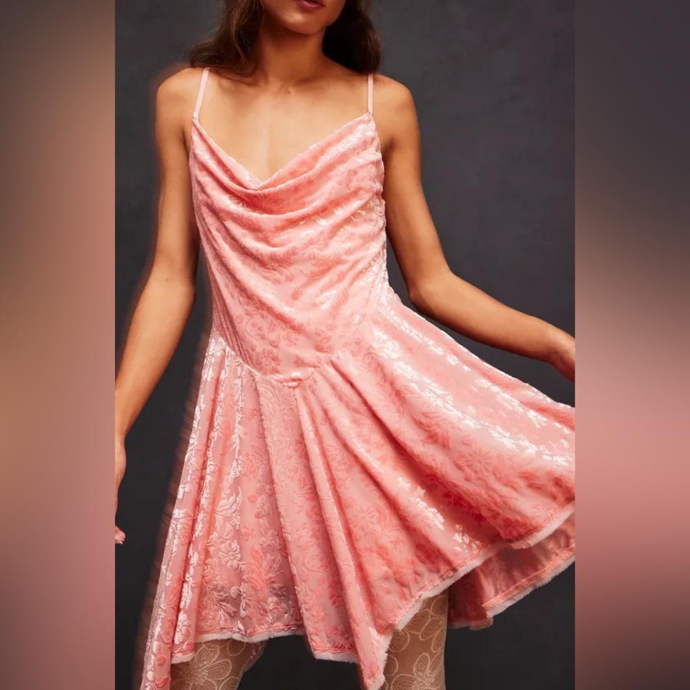 NEW Free People Antoinette Mini Dress - Picture 2 of 7